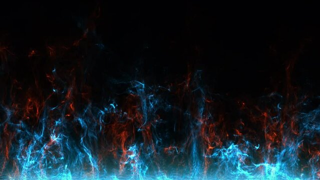 Magic Fire Wall Footage