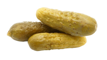 Cucumbers. Pickles without background.