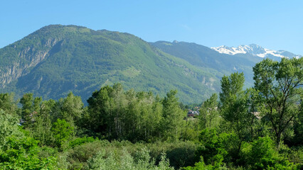 Fototapeta premium Alpen in Frankreich - Route des Grandes Alpes
