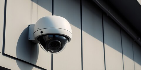 Fototapeta na wymiar CCTV Modern Surveiilance Camera Securing the zone, AI Generated