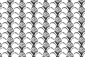 Seamless black and white geometric pattern. Tileable texture background.
