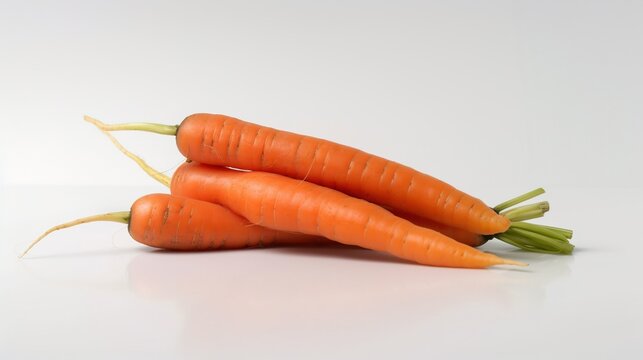 carrots on a white background © FTE