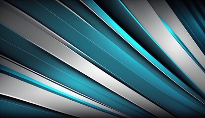 Obraz premium Abstract blue metal texture background, creative digital illustration painting, Generative AI