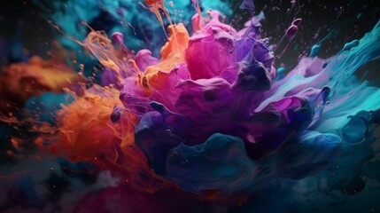 Abstract creative background. Colorful design element for banners, backgrounds, wallpapers, posters and covers. Using your project UI UX Design. Generative ai
