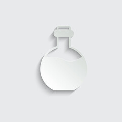 bottle for liquid icon magic bottle vector icon