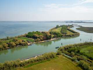 Torcello seen from the top of the cathedral bell tower