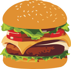 Hamburger drawing