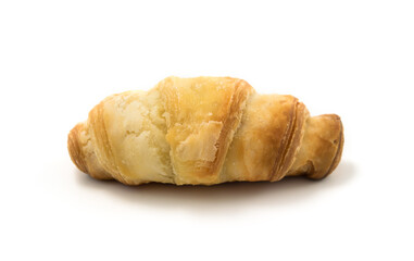 Traditional rolled dough called Kiflice on white background. Clipping Path included