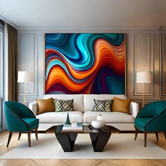living room Generative AI