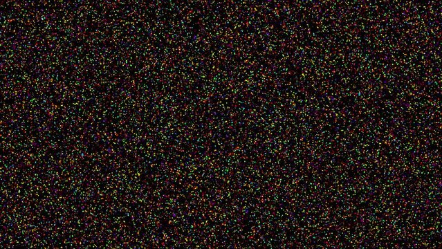 A 4k digital color noise pattern with an alpha channel