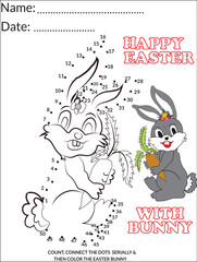 EASTER BUNNY DOT TO DOT GAMES FOR KIDS, PREK
This digital Easter Dot to dot games or activity page for especially  PreK, Kindergarten kids & Amazon kdp interior. You can reuse them,  just print
