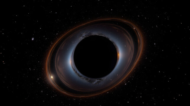 black hole in space generative ai