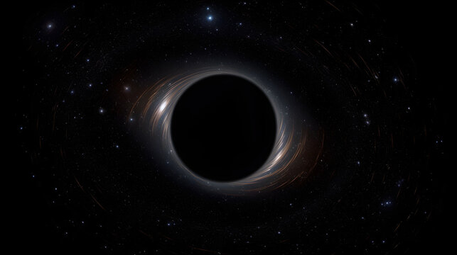 black hole in space generative ai
