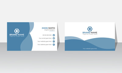 Business Card, Business Card Layout, Modern Business Card, Creative and Clean Business Card Template