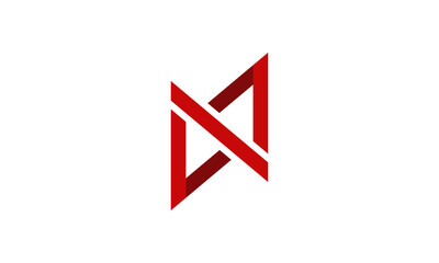 Creative Vector Illustration Business Logo Design. Letter N and Programming Symbol Combination