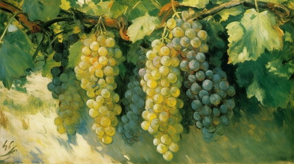 bunch of grapes, Generative AI, Generative, AI	