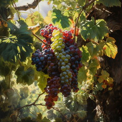 bunch of grapes, Generative AI, Generative, AI	