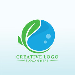Eco friendly, easy modern, self service logo