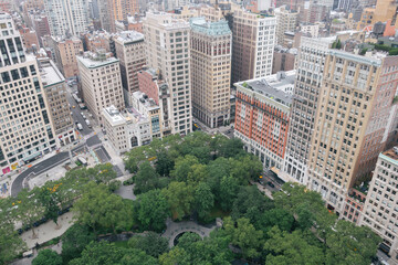 Madison Square from above