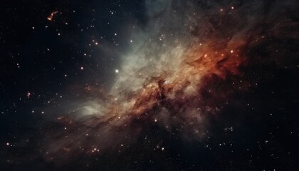 Fototapeta na wymiar Capturing Clusters of Galaxies in a Photograph, Generative Ai