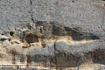 Early medieval rock relief Madara Rider, Bulgaria