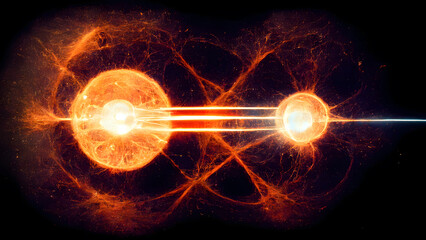 Quantum Nuclear Fusion: Illuminating the Beauty of Subatomic Energy - AI Generative