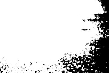 Obraz premium Grunge border texture background. Abstract frame overlay. PNG graphic illustration with transparent background.