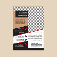 Creative Corporate Business Flyer Template Simple and clean A4 Size with Bleed Vector design