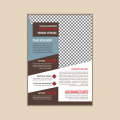 Creative Corporate Business Flyer Template Simple and clean A4 Size with Bleed Vector design