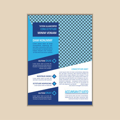 Creative Corporate Business Flyer Template Simple and clean A4 Size with Bleed Vector design