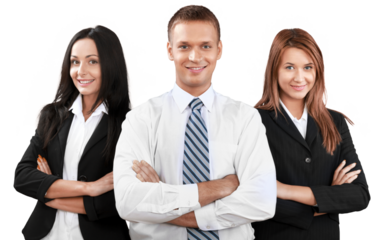 Portrait of Business people  at meeting