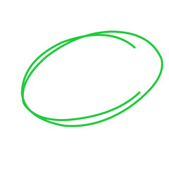 Hand drawn circle line