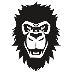 Animal Gorilla mascot logo for football, basketball, lacrosse, baseball, hockey , soccer team