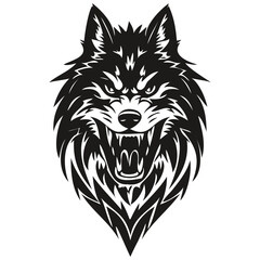 Animal wolf mascot logo for football, basketball, lacrosse, baseball, hockey , soccer team