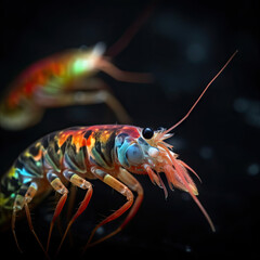 Colorfull shrimps