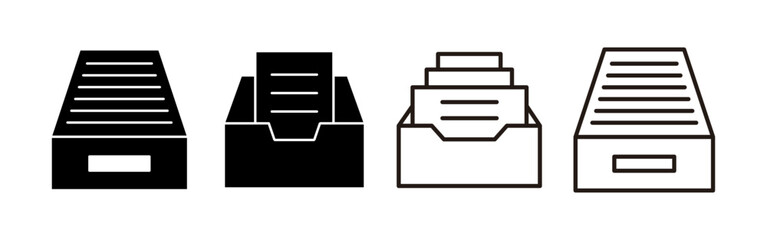 Archive folders icon vector for web and mobile app. Document vector icon. Archive storage icon.