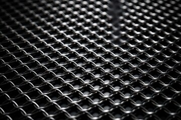 detailed view of a metal grate with intricate patterns and textures. Generative AI