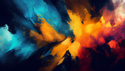 abstract painting background or texture