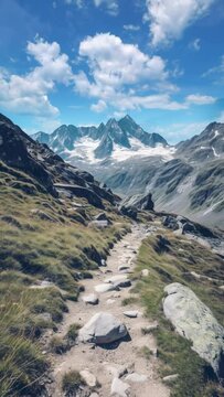 landscape in the mountains