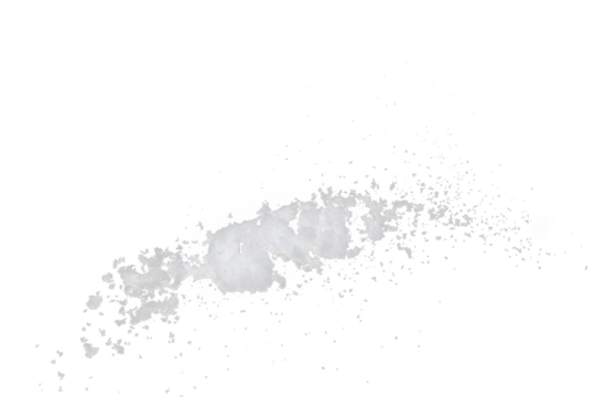 Photo image of falling down snow, heavy big small size snows. Freeze shot on black background isolated overlay. Fluffy White snowflakes splash cloud in mid air. Real Snow high speed shutter