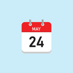 May 24 Concept Design. Vector Illustration.