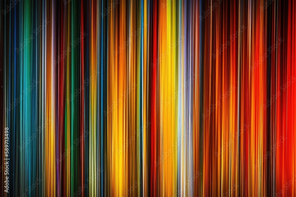 Poster vibrant multicolored background with vertical stripes. generative ai