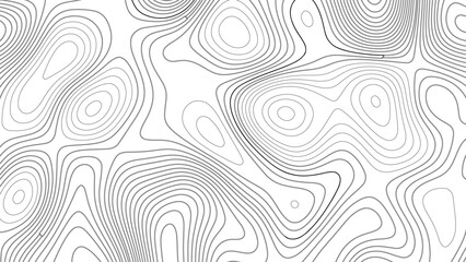 Topography map background. Vector geographic contour map. Topographic background and texture, Abstract lines background. Contour maps. Vector illustration. Abstract white topography vector background. - obrazy, fototapety, plakaty