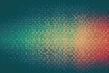 vibrant and playful background filled with colorful squares and dots. Generative AI
