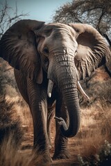 Fototapeta na wymiar Elephant in Nature