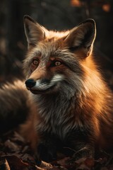 Fototapeta premium Close-Up Fox in Nature