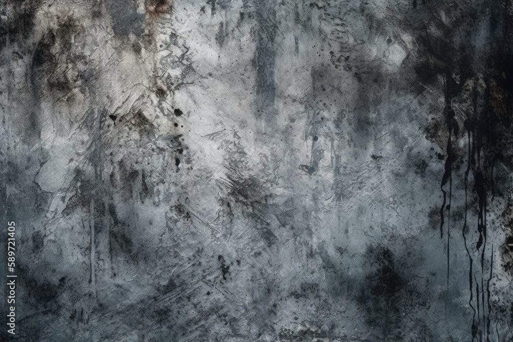 Poster monochrome image of a brick wall with shadows and texture. generative ai