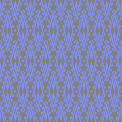 seamless pattern with blue flowers