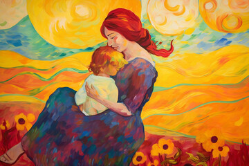 Obraz na płótnie Canvas Love of Children