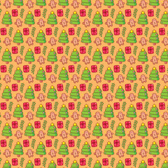 Memphis Seamless Pattern Design